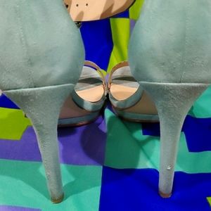 Vivian Suede Teal Calvin Klein Sandals